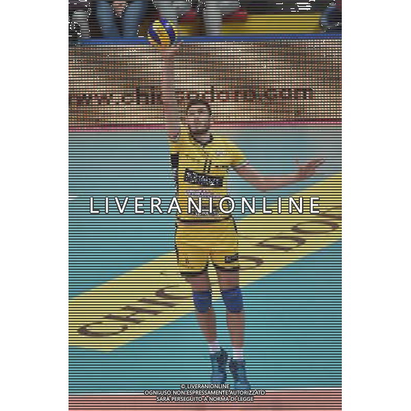 Busto Arsizio (VA) 9-10-2016 Pala Yamamay Campionato SuperLega UnipolSai Revivre Milano vs Azimut Modena nella foto Matteo Piano (Azimut Modena) foto Roberto Garavaglia - ag. Aldo Liverani sas