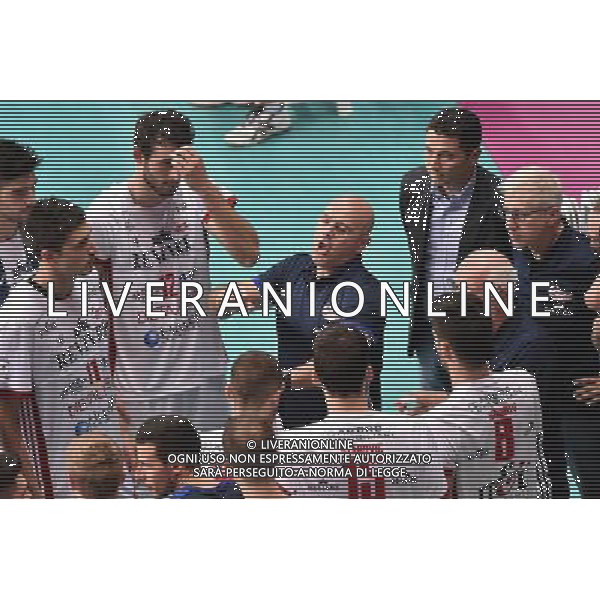 Busto Arsizio (VA) 9-10-2016 Pala Yamamay Campionato SuperLega UnipolSai Revivre Milano vs Azimut Modena nella foto Luca Monti allenatore Revivre Milano foto Roberto Garavaglia - ag. Aldo Liverani sas