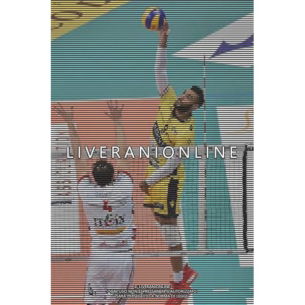 Busto Arsizio (VA) 9-10-2016 Pala Yamamay Campionato SuperLega UnipolSai Revivre Milano vs Azimut Modena nella foto Earvin Ngapeth (Azimut Modena) foto Roberto Garavaglia - ag. Aldo Liverani sas
