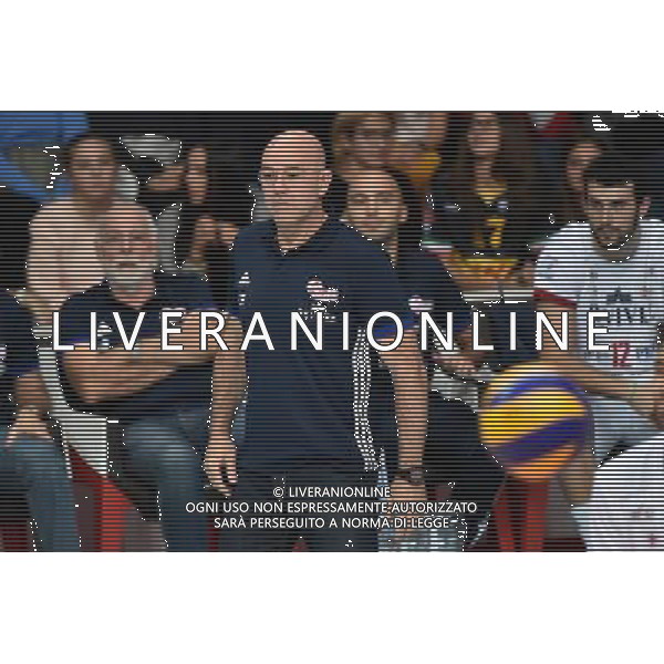 Busto Arsizio (VA) 9-10-2016 Pala Yamamay Campionato SuperLega UnipolSai Revivre Milano vs Azimut Modena nella foto Luca Monti allenatore Revivre Milano foto Roberto Garavaglia - ag. Aldo Liverani sas
