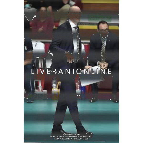 Busto Arsizio (VA) 9-10-2016 Pala Yamamay Campionato SuperLega UnipolSai Revivre Milano vs Azimut Modena nella foto Roberto Piazza allenatore Azimut Modena foto Roberto Garavaglia - ag. Aldo Liverani sas