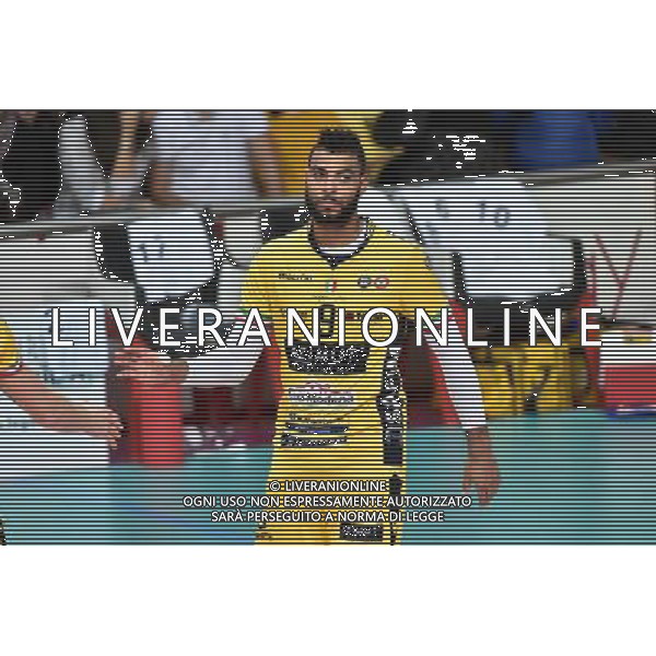 Busto Arsizio (VA) 9-10-2016 Pala Yamamay Campionato SuperLega UnipolSai Revivre Milano vs Azimut Modena nella foto Earvin Ngapeth (Azimut Modena) foto Roberto Garavaglia - ag. Aldo Liverani sas