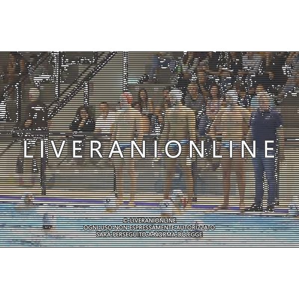 Alessandro Bovo allenatore del An Brescia,An Brescia-Savona coppa italia pallanuoto ,Brescia 7 ottobre 2016. AG ALDO LIVERANI SAS