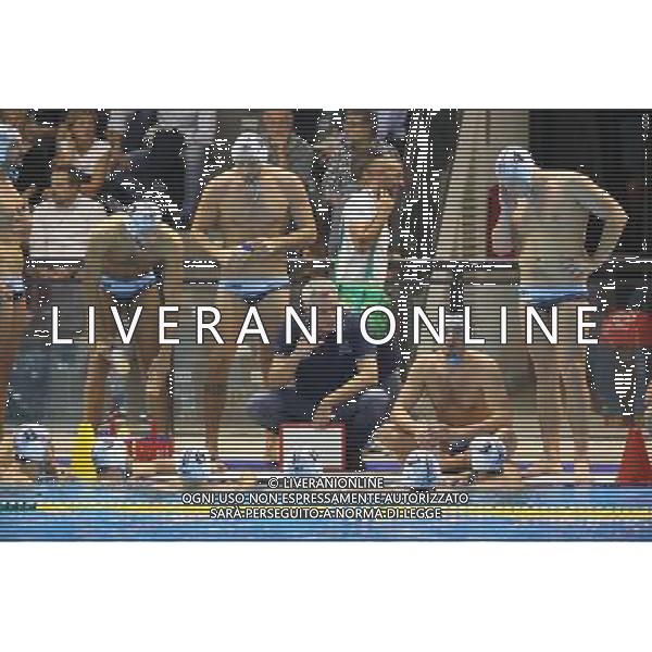 Alessandro Bovo allenatore del An Brescia,An Brescia-Savona coppa italia pallanuoto ,Brescia 7 ottobre 2016. AG ALDO LIVERANI SAS