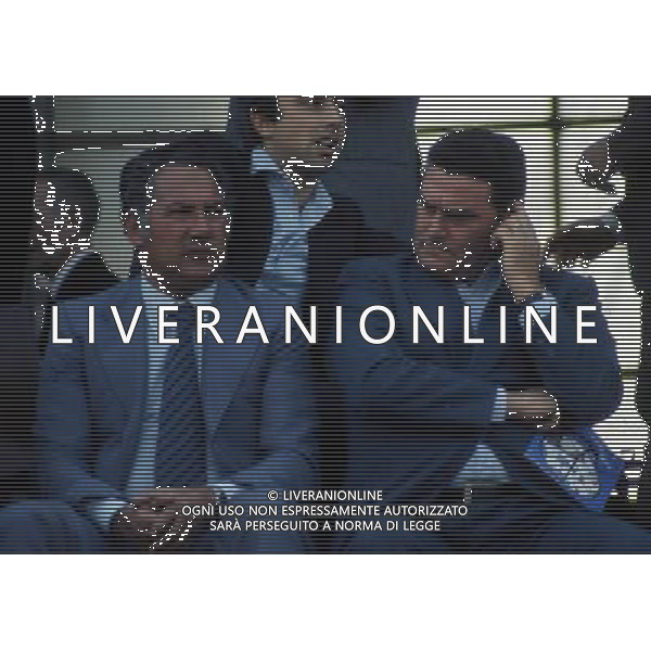 RETROSPETTIVA ALBINO BUTCCHI PRESIDENTE DEL AC MILAN CALCIO NELLA FOTO ALBINO BUTCCHI PRESIDENTE DEL AC MILAN CALCIO CON NEREO ROCCO AG ALDO LIVERANI SAS
