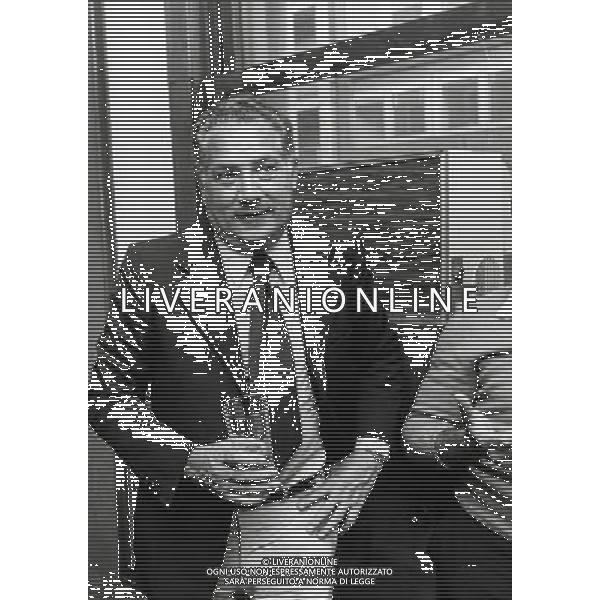 RETROSPETTIVA ALBINO BUTCCHI PRESIDENTE DEL AC MILAN CALCIO NELLA FOTO ALBINO BUTCCHI PRESIDENTE DEL AC MILAN CALCIO AG ALDO LIVERANI SAS