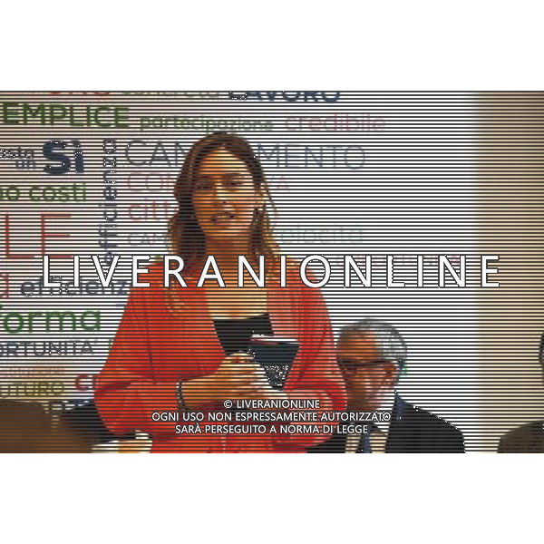 Presentazione del libro \' Perche\' Si\'. Le ragioni della riforma costituzionale - Roma 10.10.2016 - nella foto: Maria Elena Boschi / Ph. Corradetti - AG ALDO LIVERANI SAS