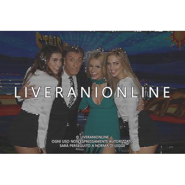 Cologno Monzese ( MI ) 10/10/2016 Mediaset - Photocall Striscia la Notizia Nella foto: Ludovica Frasca, Ezio Greggio, Michelle Hunzike e Irene Cioni PH Lauro Montagnini AG ALDO LIVERANI SAS