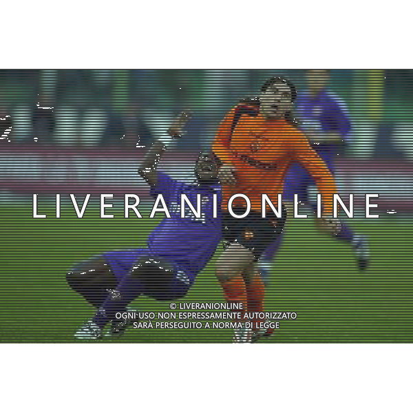 Fiorentina - Roma Coppa Italia Tim Cup 16/03/2005 nella foto christian obodo e cufre leandro damian ph gianni nucci/agenzia aldo liverani