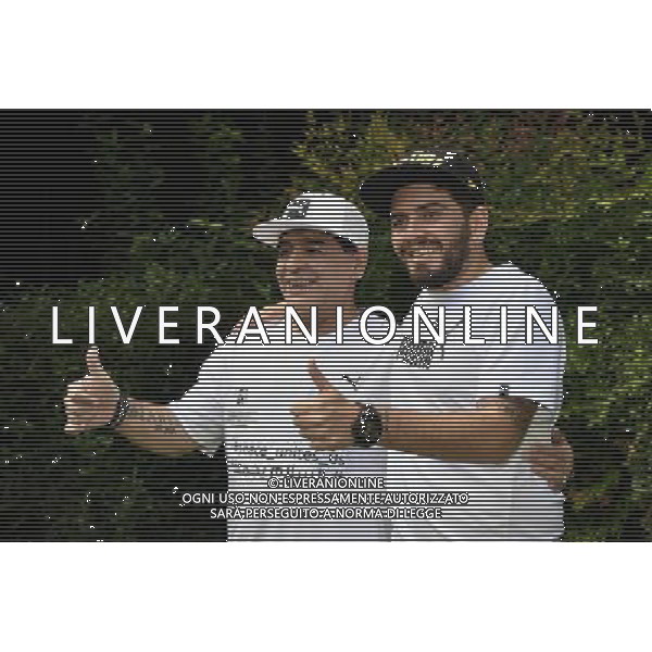 Presentazione della partita Uniti per la Pace - Roma 10.10.2016 - nella foto: Diego Armando Maradona con il figlio Diego Armando Junior /Ph.Corradetti-Ag Aldo Liverani