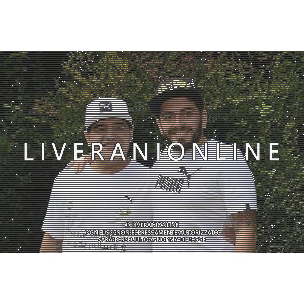 Presentazione della partita Uniti per la Pace - Roma 10.10.2016 - nella foto: Diego Armando Maradona con il figlio Diego Armando Junior /Ph.Corradetti-Ag Aldo Liverani