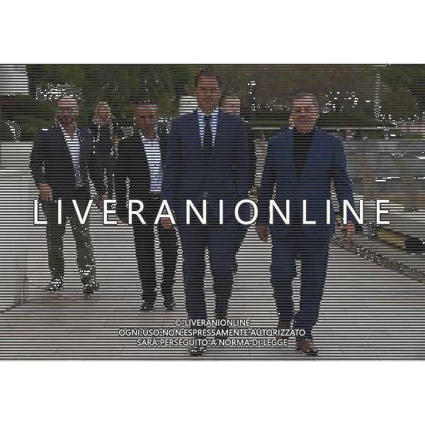 Golden Foot Award Monaco 2016 Montecarlo (Principato di Monaco) - 11.10.2016 Nella Foto:Red Carpet Frank De Boer visita la Promenade de Champions con Antonio Caliendo /Ph.Vitez-Ag. Aldo Liverani