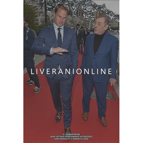Golden Foot Award Monaco 2016 Montecarlo (Principato di Monaco) - 11.10.2016 Nella Foto:Red Carpet Frank De Boer visita la Promenade de Champions con Antonio Caliendo /Ph.Vitez-Ag. Aldo Liverani