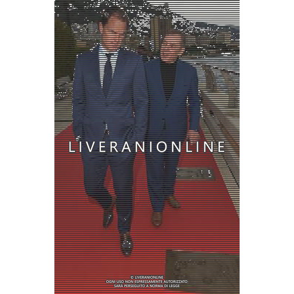 Golden Foot Award Monaco 2016 Montecarlo (Principato di Monaco) - 11.10.2016 Nella Foto:Red Carpet Frank De Boer visita la Promenade de Champions con Antonio Caliendo /Ph.Vitez-Ag. Aldo Liverani