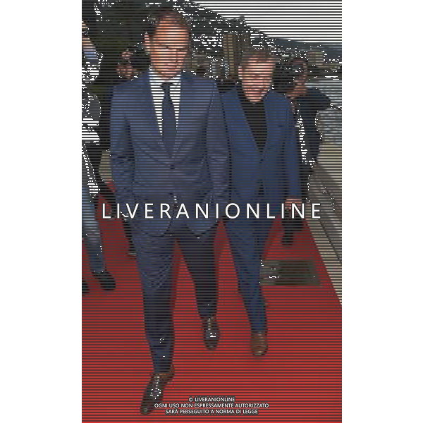 Golden Foot Award Monaco 2016 Montecarlo (Principato di Monaco) - 11.10.2016 Nella Foto:Red Carpet Frank De Boer visita la Promenade de Champions con Antonio Caliendo /Ph.Vitez-Ag. Aldo Liverani