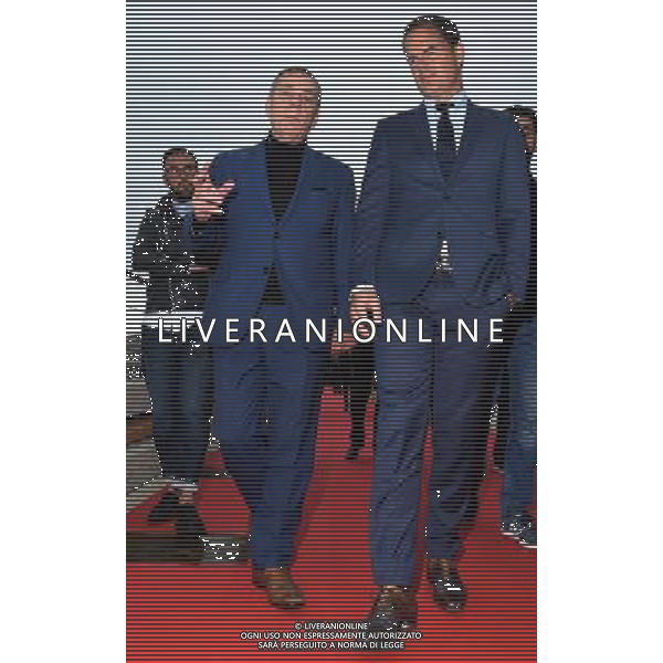 Golden Foot Award Monaco 2016 Montecarlo (Principato di Monaco) - 11.10.2016 Nella Foto:Red Carpet Frank De Boer visita la Promenade de Champions con Antonio Caliendo /Ph.Vitez-Ag. Aldo Liverani