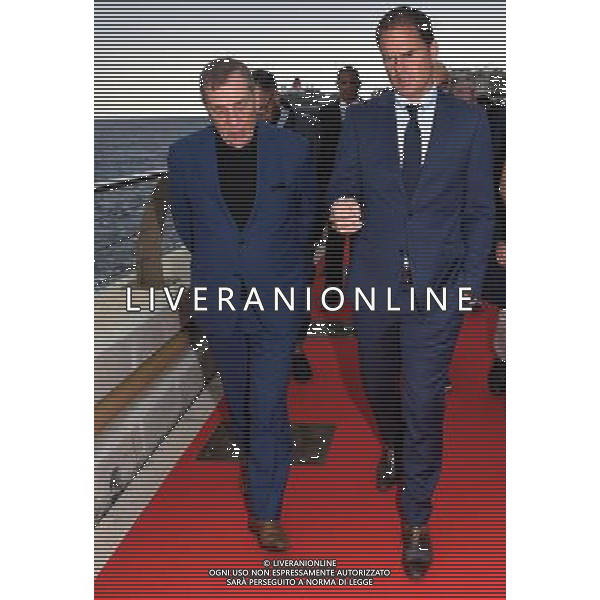 Golden Foot Award Monaco 2016 Montecarlo (Principato di Monaco) - 11.10.2016 Nella Foto:Red Carpet Frank De Boer visita la Promenade de Champions con Antonio Caliendo /Ph.Vitez-Ag. Aldo Liverani