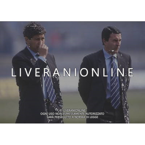RETROSPETTIVA ADELIO MORO CALCIATORE NELLA FOTO ADELIO MORO CON MIRCEA LUCESCU AG ALDO LIVERANI SAS