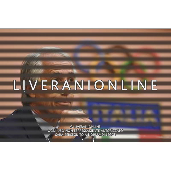 Olimpiadi Roma 2024 Ritiro candidatura conferenza stampa di Giovanni Malago\' - Roma 11.10.2016 - nella foto: Giovanni Malago\' /Ph.Corradetti-Ag Aldo Liverani/ AGENZIA ALDO LIVERANI SAS 