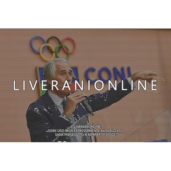 Olimpiadi Roma 2024 Ritiro candidatura conferenza stampa di Giovanni Malago\' - Roma 11.10.2016 - nella foto: Giovanni Malago\' /Ph.Corradetti-Ag Aldo Liverani/ AGENZIA ALDO LIVERANI SAS 