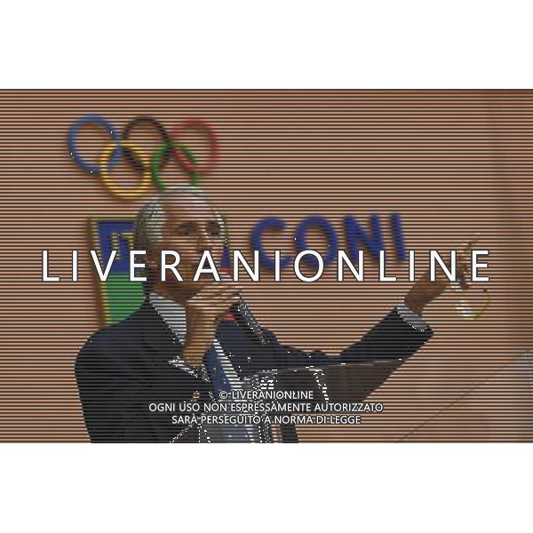 Olimpiadi Roma 2024 Ritiro candidatura conferenza stampa di Giovanni Malago\' - Roma 11.10.2016 - nella foto: Giovanni Malago\' /Ph.Corradetti-Ag Aldo Liverani/ AGENZIA ALDO LIVERANI SAS 