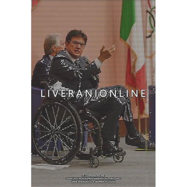Olimpiadi Roma 2024 Ritiro candidatura conferenza stampa di Giovanni Malago\' - Roma 11.10.2016 - nella foto: Luca Pancalli /Ph.Corradetti-Ag Aldo Liverani/ AGENZIA ALDO LIVERANI SAS 