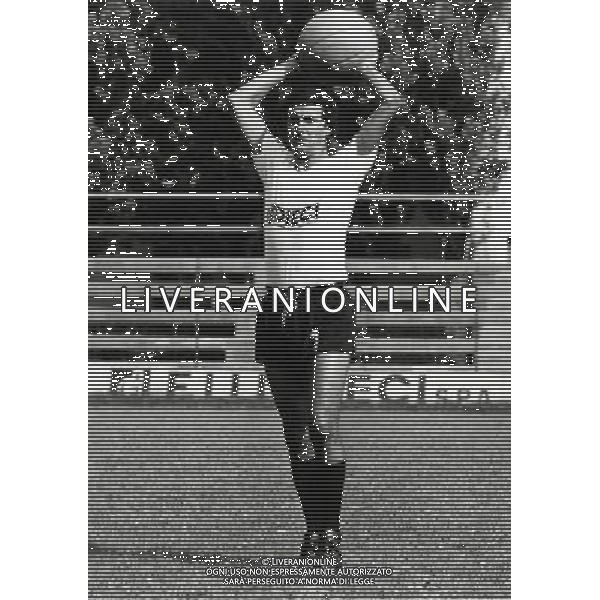 RETROSPETTIVA ADELIO MORO CALCIATORE NELLA FOTO ADELIO MORO CON LA MAGLIA DEL CESENA AG ALDO LIVERANI SAS