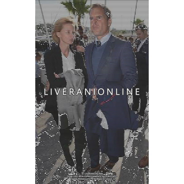 Golden Foot Award Monaco 2016 Montecarlo (Principato di Monaco) - 11.10.2016 Nella Foto:Frank De Boer con la moglie /Ph.Vitez-Ag. Aldo Liverani