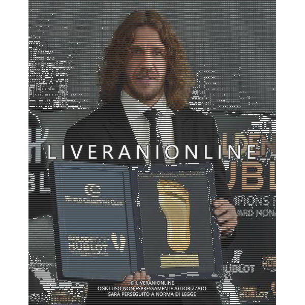 Golden Foot Award Monaco 2016 Montecarlo (Principato di Monaco) - 11.10.2016 Nella Foto:Carles Puyol Golden Foot Legends Award /Ph.Vitez-Ag. Aldo Liverani
