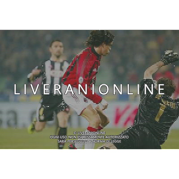 UDINESE - MILAN COPPA ITALIA TIM CUP 16/03/2005 NELLA FOTO FILIPPO INZAGHI E DE SANCTIS MORGAN PH PAOLA GARBUIO/AGENZIA ALDO LIVERANI