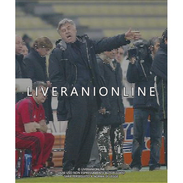 UDINE 16/03/2005 UDINESE-MILAN CAMPIONATO CALCIO SERIE A TIM NELLA FOTO CARLO ANCELOTTI FOTO PAOLA GARBUIO/ALDO LIVERANI