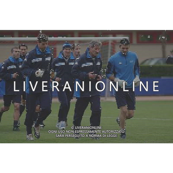 MILANELLO(VA) 15-04-02 DFP/FOTO GIORGIO RAVEZZANI ALLENAMENTO NAZIONALE ITALIANA: FRANCESCO TOLDO-GIANLUIGI BUFFON-BARDIN ADRIANO AG ALDO LIVERANI SAS