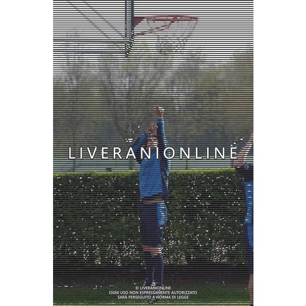 MILANELLO(VA) 15-04-02 DFP/FOTO GIORGIO RAVEZZANI ALLENAMENTO NAZIONALE ITALIANA: ALESSIO TACCHINARDI AG ALDO LIVERANI SAS