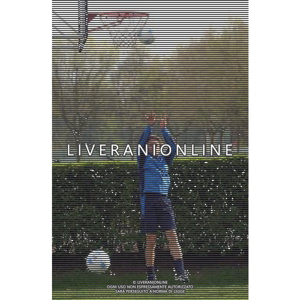 MILANELLO(VA) 15-04-02 DFP/FOTO GIORGIO RAVEZZANI ALLENAMENTO NAZIONALE ITALIANA: ALEX DEL PIERO AG ALDO LIVERANI SAS