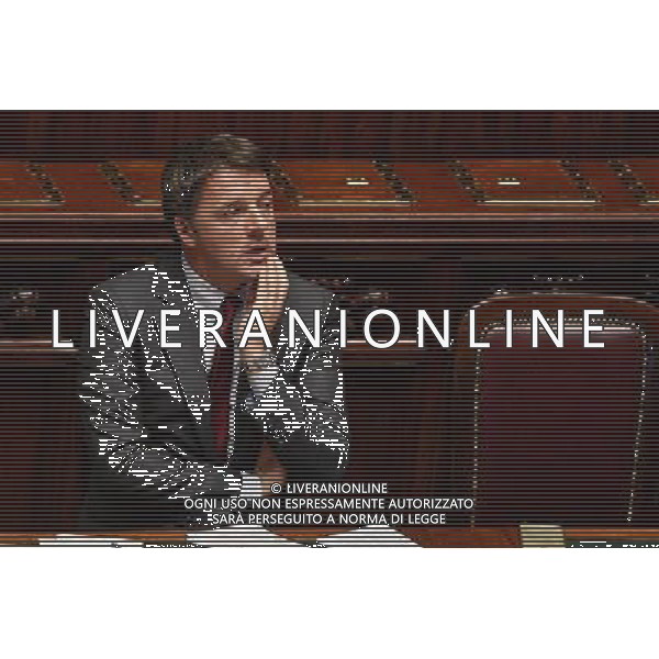 Comunicazioni dei Presidente del Consiglio dei ministri Matteo Renzi in vista del Consiglio europeo del 20 e 21 ottobre 2016 - Roma - 12.10.2016 - nella foto: Matteo Renzi / Ph. Corradetti-Ag Aldo Liverani/ AGENZIA ALDO LIVERANI SAS 