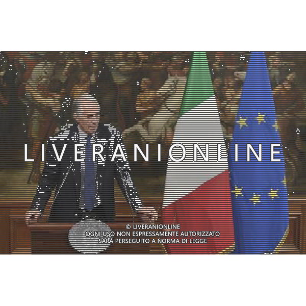 Presentazione del Piano Sport e Periferie da parte del presidente del Consiglio Matteo Renzi con il presidente del Coni Giovanni Malago\' - Roma - 12.10.2016 - Palazzo Chigi - nella foto: Giovanni Malago\' / Ph. Corradetti-Ag Aldo Liverani/ AGENZIA ALDO LIVERANI SAS 