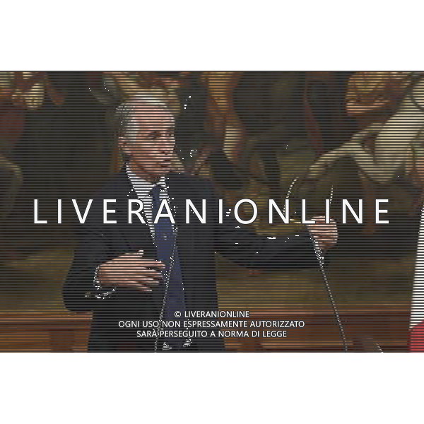 Presentazione del Piano Sport e Periferie da parte del presidente del Consiglio Matteo Renzi con il presidente del Coni Giovanni Malago\' - Roma - 12.10.2016 - Palazzo Chigi - nella foto: Giovanni Malago\' / Ph. Corradetti-Ag Aldo Liverani/ AGENZIA ALDO LIVERANI SAS 