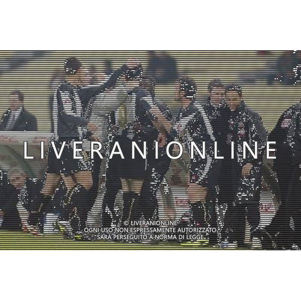 UDINE 16/03/2005 UDINESE-MILAN CAMPIONATO CALCIO SERIE A TIM NELLA FOTO ESULTANZA DI IAQUINTA VINCENZO DOPO IL GOL FOTO PAOLA GARBUIO/ALDO LIVERANI