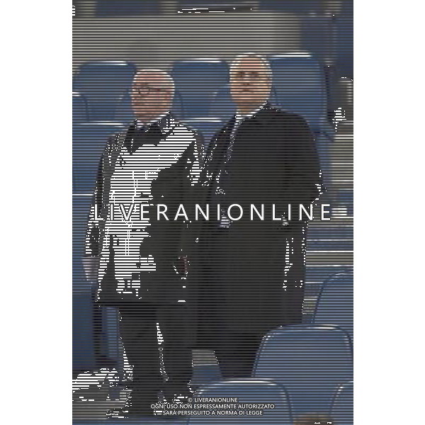 Partita della Pace 2016 Roma - 12.10.2016 - Stadio Olimpico - nella foto: Carlo Tavecchio e Claudio Lotito /Ph. Corradetti-Ag Aldo Liverani/ AGENZIA ALDO LIVERANI SAS 