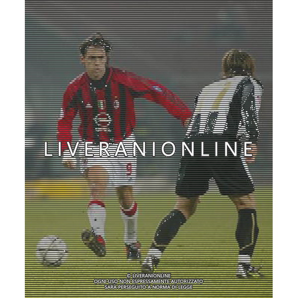 UDINE 16/03/2005 UDINESE-MILAN CAMPIONATO CALCIO SERIE A TIM NELLA FOTO FILIPPO INZAGHI FOTO PAOLA GARBUIO/ALDO LIVERANI