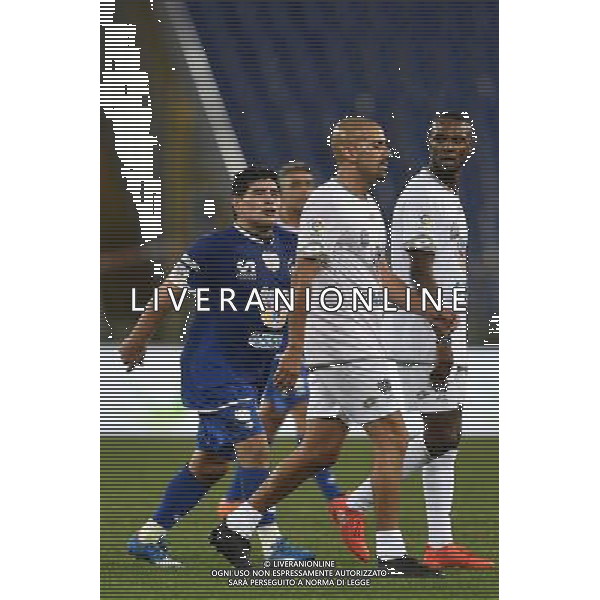 Partita della Pace 2016 Roma - 12.10.2016 - Stadio Olimpico - nella foto: Diego Armando Maradona e Juan Sebastian Veron /Ph. Corradetti-Ag Aldo Liverani/ AGENZIA ALDO LIVERANI SAS 