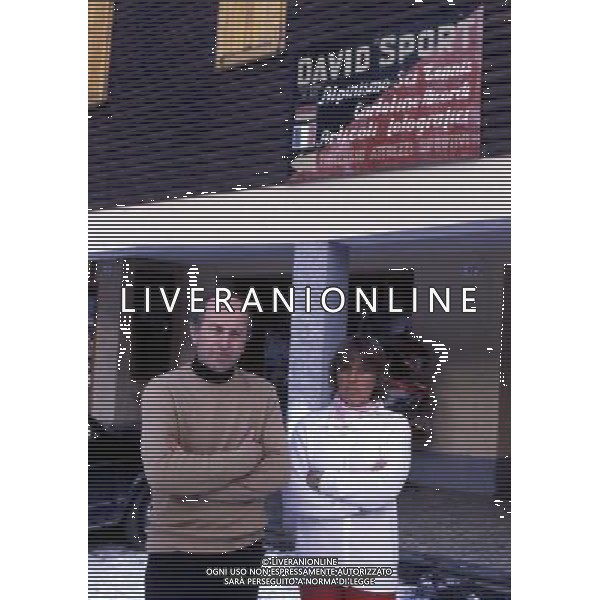 RETROSPETTIVA LEONARDO DAVID SCIATORE NELLA FOTO IL PADRE E LA SORELLA DI LEONARDO DAVID AG ALDO LIVERANI SAS