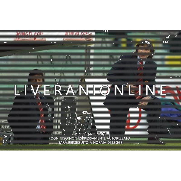 Firenze 17/03/2005 Fiorentina-Roma Coppa Italia Tim 2004/2005 Nella foto: Conti Bruno con Sella Ezio.* Ph Gianni Nucci/Agenzia Aldo Liverani