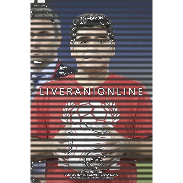 Partita della Pace 2016 Roma - 12.10.2016 - Stadio Olimpico - nella foto: Diego Armando Maradona /Ph. Corradetti-Ag Aldo Liverani