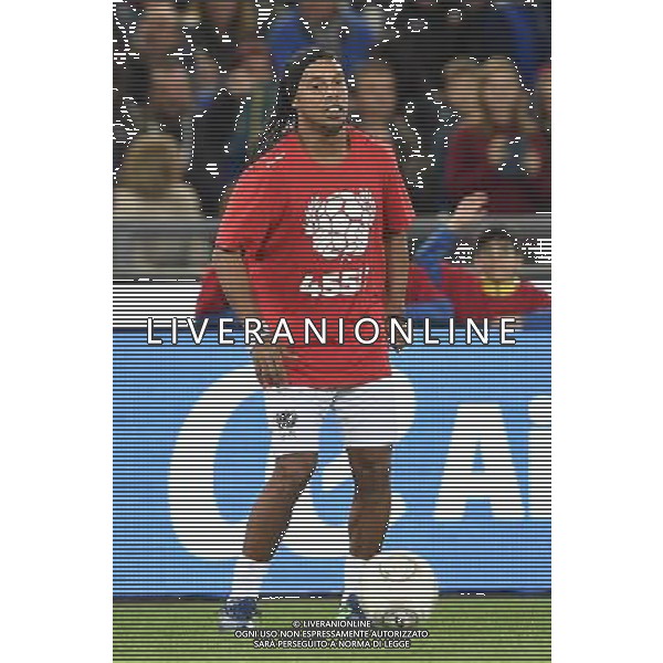 Partita della Pace 2016 Roma - 12.10.2016 - Stadio Olimpico - nella foto: Ronaldinho /Ph. Corradetti-Ag Aldo Liverani