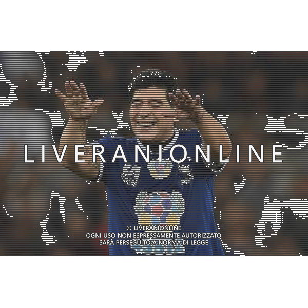 Partita della Pace 2016 Roma - 12.10.2016 - Stadio Olimpico - nella foto: Diego Armando Maradona /Ph. Corradetti-Ag Aldo Liverani