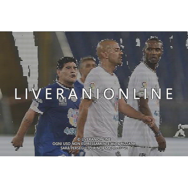 Partita della Pace 2016 Roma - 12.10.2016 - Stadio Olimpico - nella foto: Diego Armando Maradona e Juan Sebastian Veron /Ph. Corradetti-Ag Aldo Liverani
