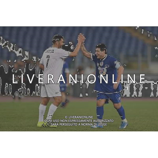 Partita della Pace 2016 Roma - 12.10.2016 - Stadio Olimpico - nella foto: Sergio Conceicao e Diego Armando Maradona /Ph. Corradetti-Ag Aldo Liverani