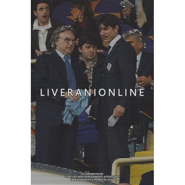 Firenze 17/03/2005 Fiorentina-Roma Coppa Italia Tim 2004/2005 Nella foto: Della Valle Diego con Ripa Roberto.* Ph Gianni Nucci/Agenzia Aldo Liverani