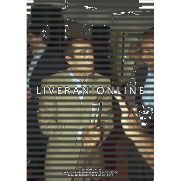 21-08-1999 MILANO SEDE LEGA CALCIO IN VIA ROSSELLINI RIUNIONE DEI PRESIDENTI DI CALCIO NELLA FOTO ANTONIO CALIENDO AG ALDO LIVERANI SAS